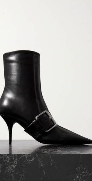 balenciaga buckle strap ankle boot replica|balenciaga knife buckled boots.